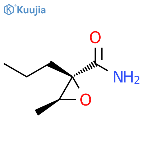 2-Oxiranecarboxamide,3-methyl-2-propyl-, (2R,3S)- structure