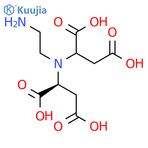 Aspartic acid, N-(2-aminoethyl)-N-(1,2-dicarboxyethyl)- structure