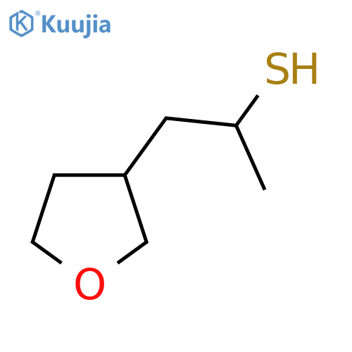 1-(oxolan-3-yl)propane-2-thiol structure