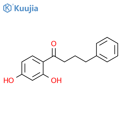 1-Butanone, 1-(2,4-dihydroxyphenyl)-4-phenyl- structure
