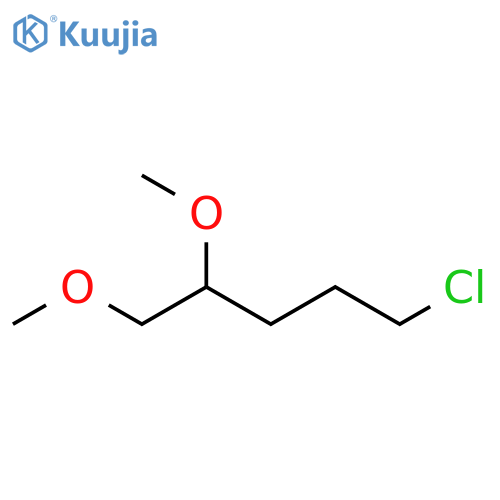 Pentane, 5-chloro-1,2-dimethoxy- structure