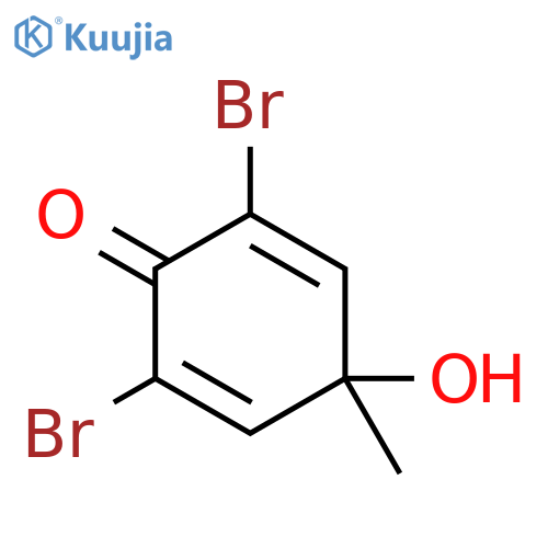 2,5-Cyclohexadien-1-one, 2,6-dibromo-4-hydroxy-4-methyl- structure