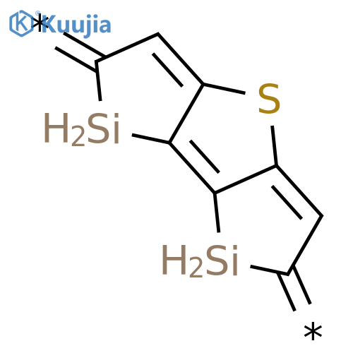 Poly(1,7-dihydrobissilolo[3,2-b:2',3'-d]thiophene-2,6-diylidene) structure