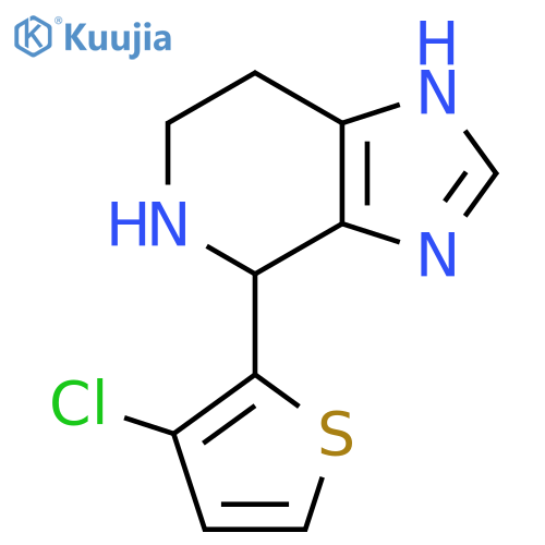4-(3-chlorothiophen-2-yl)-3H,4H,5H,6H,7H-imidazo4,5-cpyridine structure