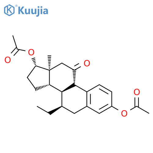 Estra-1,3,5(10)-trien-11-one, 3,17-bis(acetyloxy)-7-ethyl-, (7a,17b)- structure