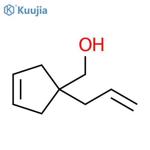 1-(prop-2-en-1-yl)cyclopent-3-en-1-ylmethanol structure