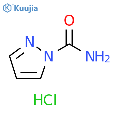 1H-Pyrazole-1-carboxamide, hydrochloride (1:1) structure