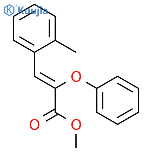 2-Propenoic acid, 3-(2-methylphenyl)-2-phenoxy-, methyl ester, (Z)- structure