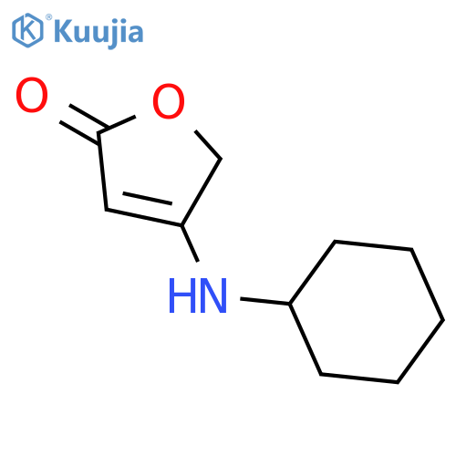 2(5H)-Furanone, 4-(cyclohexylamino)- structure
