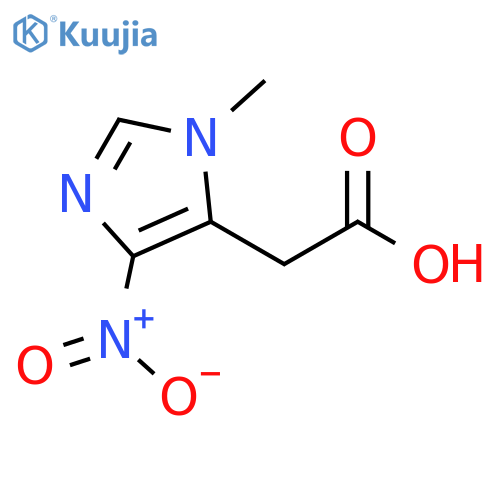 1-methyl-4-nitro-1H-Imidazole-5-acetic acid structure