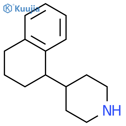 4-(1,2,3,4-tetrahydronaphthalen-1-yl)piperidine structure
