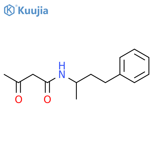 N-(1-Methyl-3-phenylpropyl)acetoacetamide structure