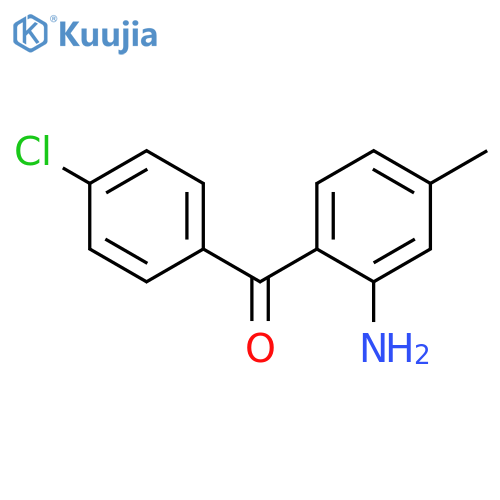 Methanone, (2-amino-4-methylphenyl)(4-chlorophenyl)- structure