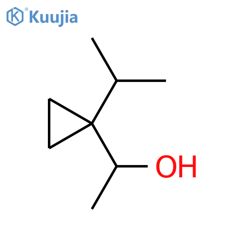 1-1-(propan-2-yl)cyclopropylethan-1-ol structure