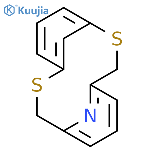 2,10-Dithia-16-azatricyclo[9.3.1.14,8]hexadeca-1(15),4,6,8(16),11,13-hexaene structure