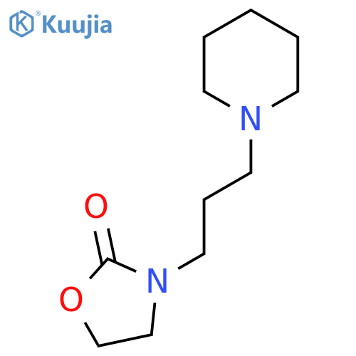 3-(3-Piperidin-1-ylpropyl)-1,3-oxazolidin-2-one structure