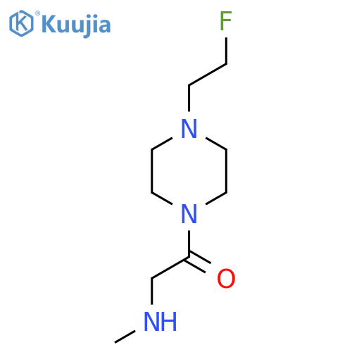 1-(4-(2-Fluoroethyl)piperazin-1-yl)-2-(methylamino)ethan-1-one structure