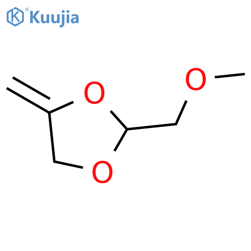 1,3-Dioxolane, 2-(methoxymethyl)-4-methylene- structure