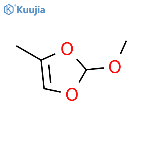 1,3-Dioxole, 2-methoxy-4-methyl- structure