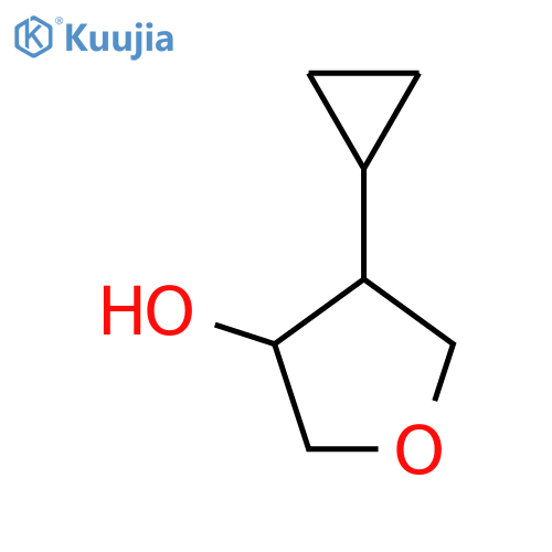 4-cyclopropyloxolan-3-ol structure