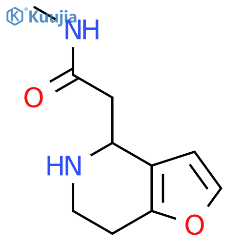 2-{4H,5H,6H,7H-furo3,2-cpyridin-4-yl}-N-methylacetamide structure