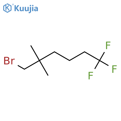 6-Bromo-1,1,1-trifluoro-5,5-dimethylhexane structure