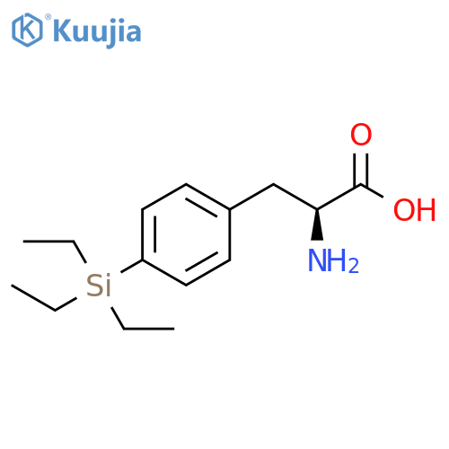 4-(Triethylsilyl)-L-phenylalanine structure
