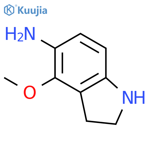 5-Amino-4-methoxy-indoline structure