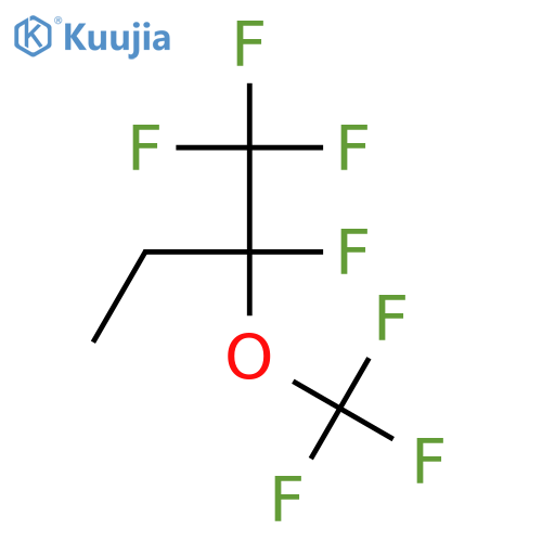 butane, 1,1,1,2-tetrafluoro-2-(trifluoromethoxy)- structure