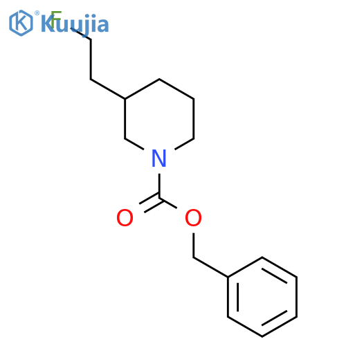 Benzyl 3-(2-fluoroethyl)piperidine-1-carboxylate structure