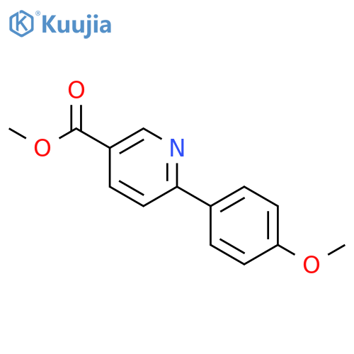 methyl 6-(4-methoxyphenyl)nicotinate structure