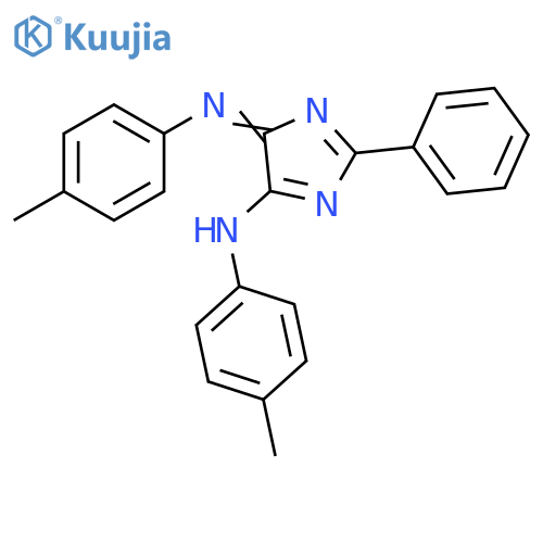 4H-Imidazol-5-amine,N-(4-methylphenyl)-4-[(4-methylphenyl)imino]-2-phenyl- structure