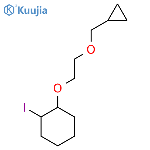 1-2-(cyclopropylmethoxy)ethoxy-2-iodocyclohexane structure