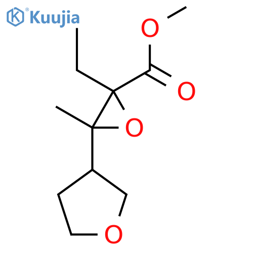 Methyl 2-ethyl-3-methyl-3-(oxolan-3-yl)oxirane-2-carboxylate structure