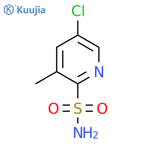 5-Chloro-3-methylpyridine-2-sulfonamide structure