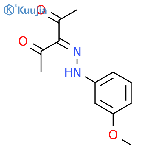 2,3,4-Pentanetrione, 3-[(3-methoxyphenyl)hydrazone] structure