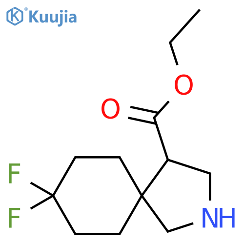 ethyl 8,8-difluoro-2-azaspiro4.5decane-4-carboxylate structure