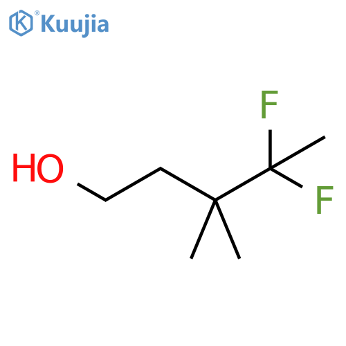 4,4-difluoro-3,3-dimethylpentan-1-ol structure