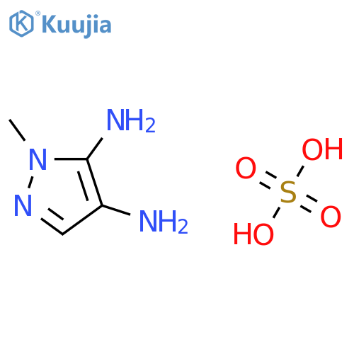 1-Methyl-1H-pyrazole-4,5-diamine sulfate structure