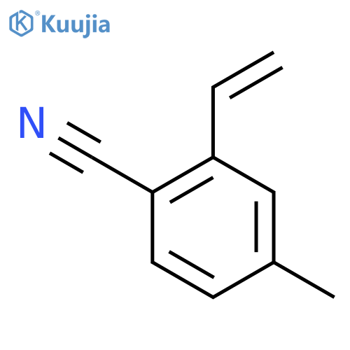 2-Ethenyl-4-methylbenzonitrile structure