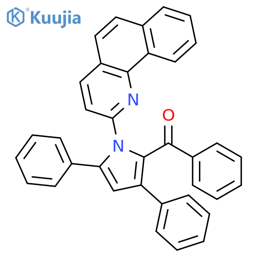 METHANONE, (1-BENZO[H]QUINOLIN-2-YL-3,5-DIPHENYL-1H-PYRROL-2-YL)PHENYL- structure