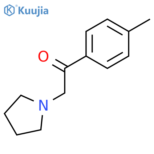 Ethanone, 1-(4-methylphenyl)-2-(1-pyrrolidinyl)- structure