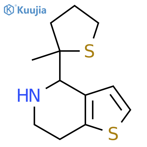 4-(2-methylthiolan-2-yl)-4H,5H,6H,7H-thieno3,2-cpyridine structure