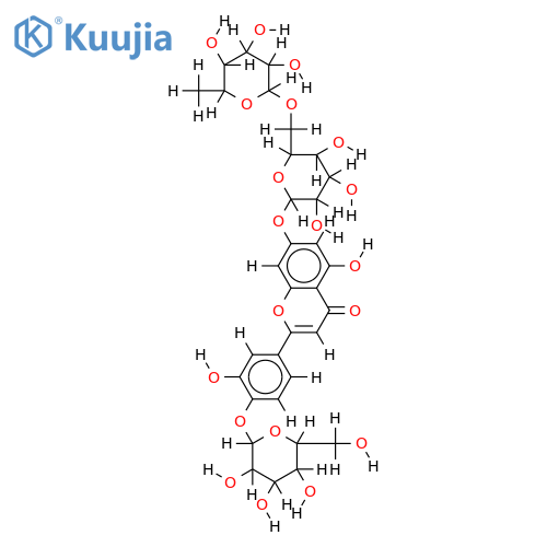 4'-O-beta-D-Glucopyranoside,7-O-rutinoside-3',4',5,7-Tetrahydroxyflavone structure