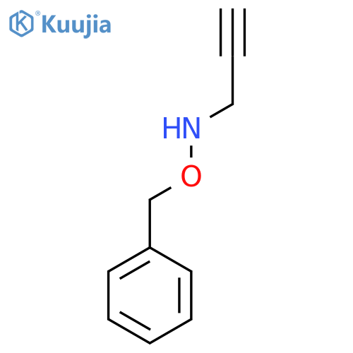 2-Propyn-1-amine, N-(phenylmethoxy)- structure