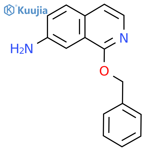 1-(benzyloxy)isoquinolin-7-amine structure