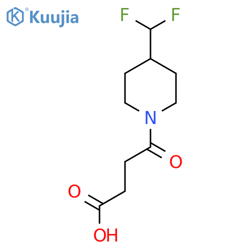4-(4-(Difluoromethyl)piperidin-1-yl)-4-oxobutanoic acid structure