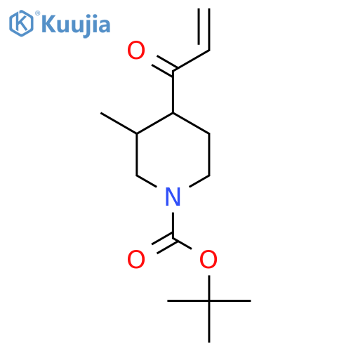 Tert-butyl 3-methyl-4-(prop-2-enoyl)piperidine-1-carboxylate structure