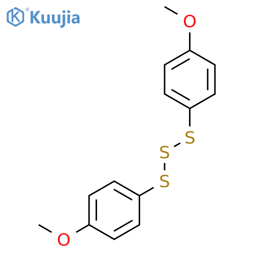 1-methoxy-4-[(4-methoxyphenyl)trisulfanyl]benzene structure
