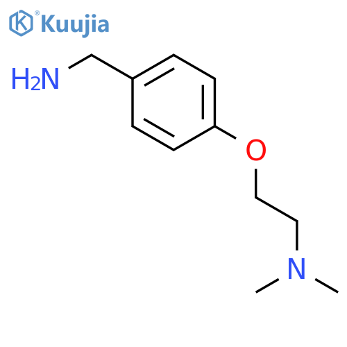 4-2-(Dimethylamino)ethoxybenzylamine structure
